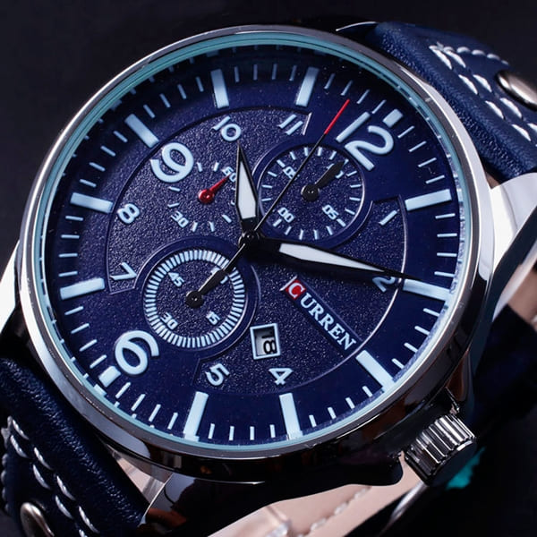 Reloj curren 8164 análogo - azul - Imagen 3