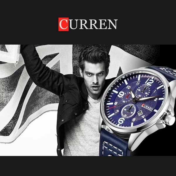 Reloj curren 8164 análogo - azul - Imagen 6