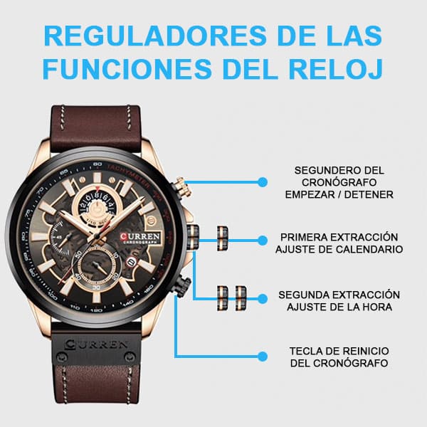 Reloj curren 8380 análogo – café - Imagen 5