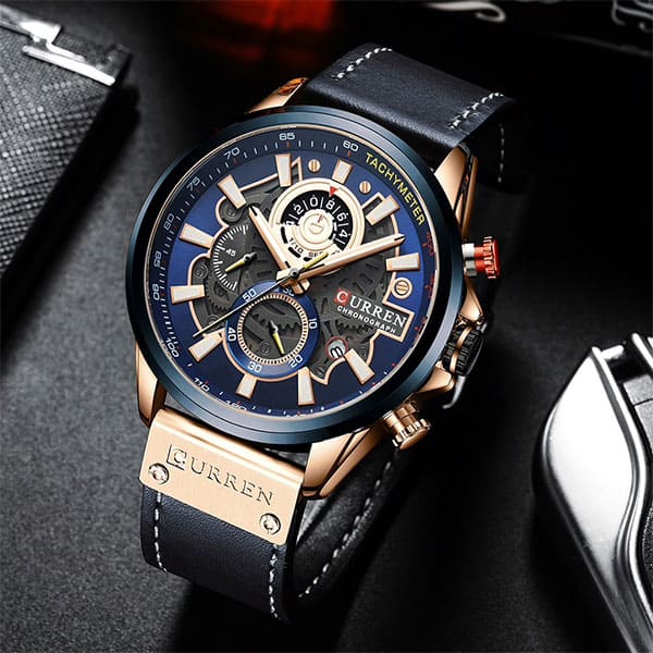 Reloj curren 8380 análogo – azul - Imagen 4