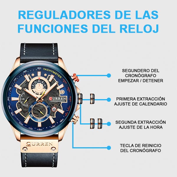 Reloj curren 8380 análogo – azul - Imagen 5