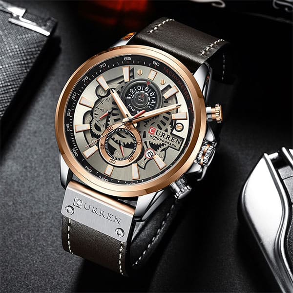 Reloj curren 8380 análogo – gris - Imagen 4