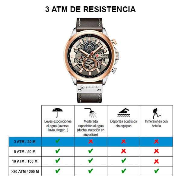 Reloj curren 8380 análogo – gris - Imagen 6