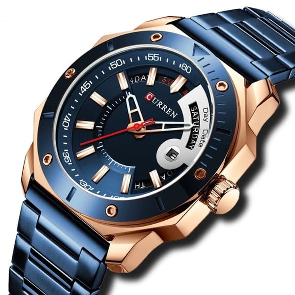 Reloj curren 8344 análogo – azul - Imagen 2
