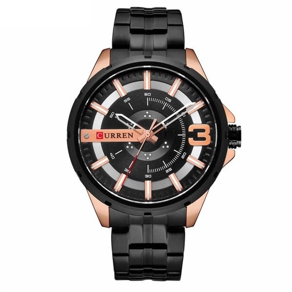 Reloj curren 8333 análogo – negro