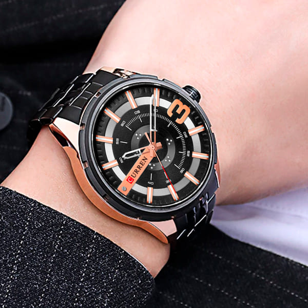 Reloj curren 8333 análogo – negro - Imagen 5