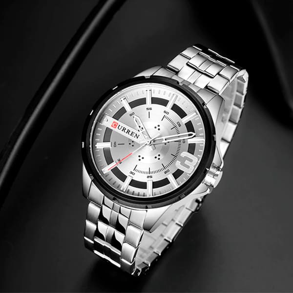 Reloj curren 8333 análogo – plateado - Imagen 3
