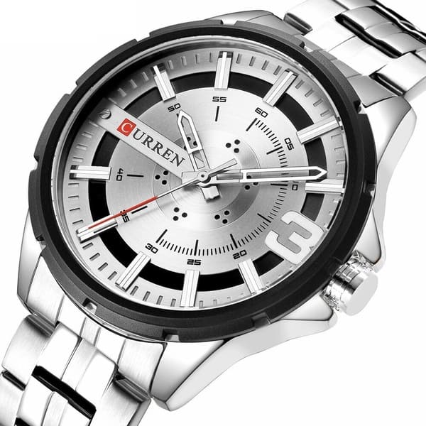 Reloj curren 8333 análogo – plateado - Imagen 2