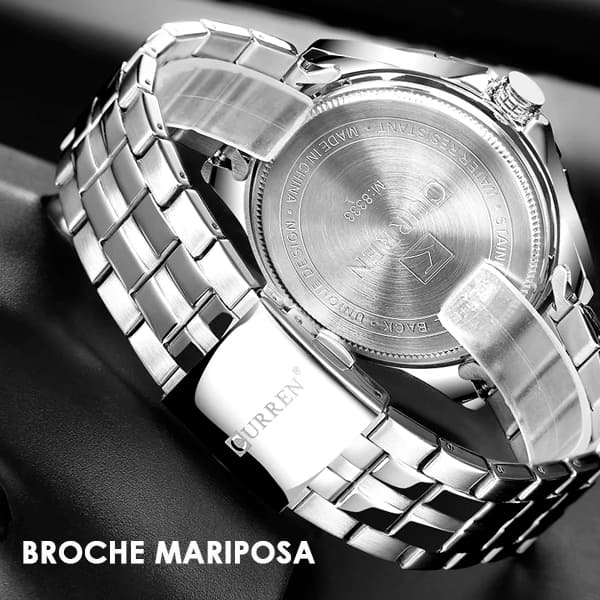 Reloj curren 8333 análogo – plateado - Imagen 5