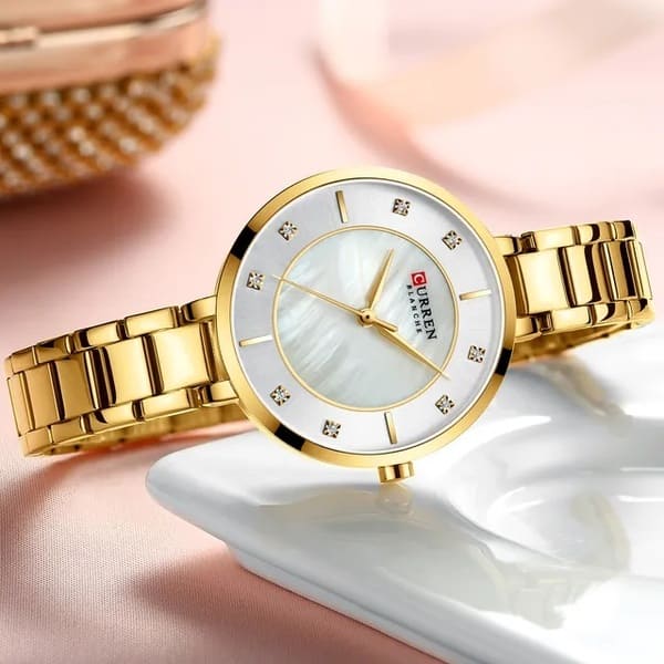 Reloj curren 9051 análogo – dorado - Imagen 3