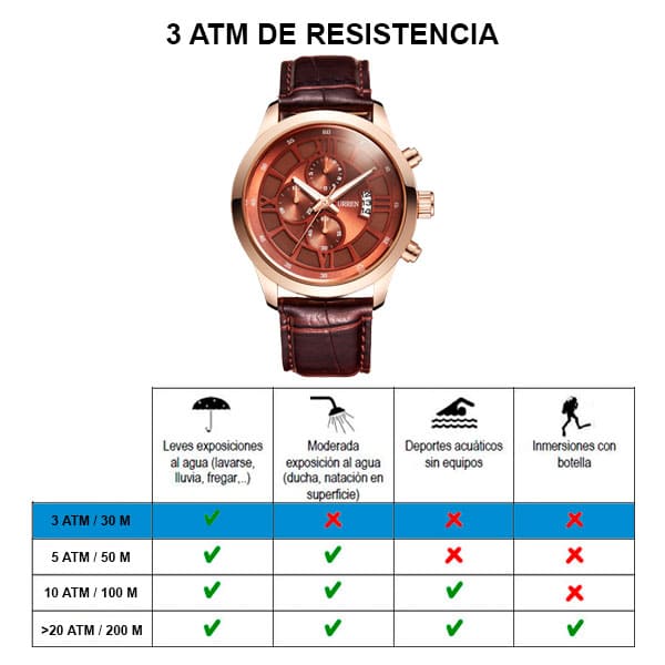 Reloj curren 8137 análogo - café - Imagen 5