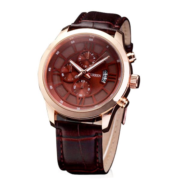 Reloj curren 8137 análogo - café - Imagen 2