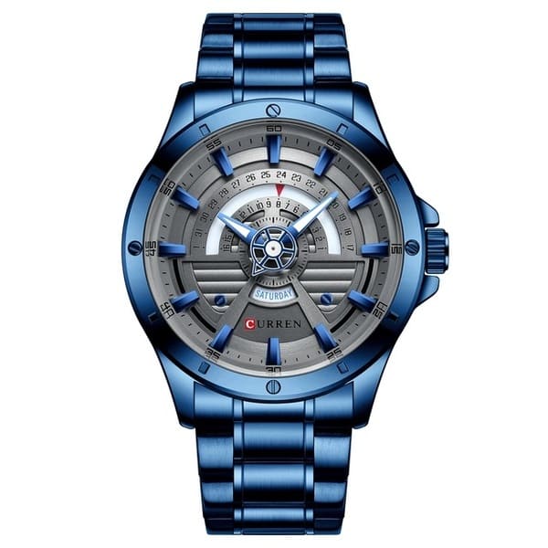 Reloj curren 8381 análogo - azul