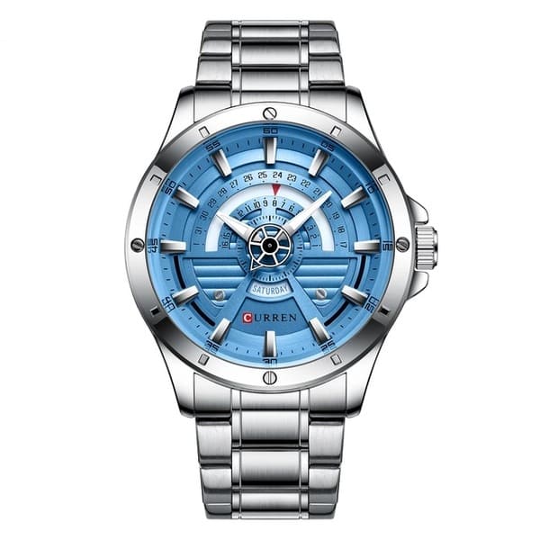 Reloj curren 8381 análogo - plateado