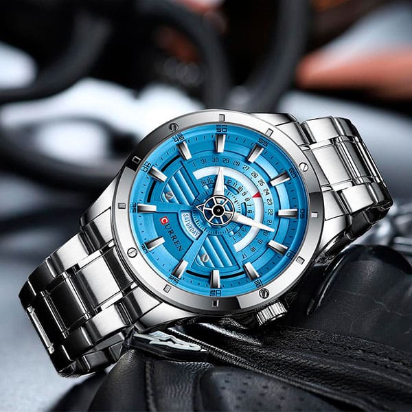 Reloj curren 8381 análogo - plateado - Imagen 3