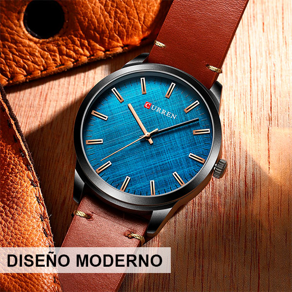 Reloj curren 8386 análogo - café - Imagen 3