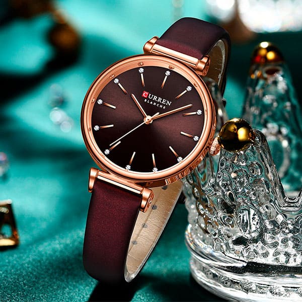 Reloj curren 9081 análogo - café - Imagen 3