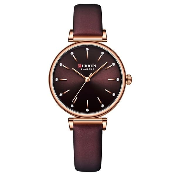 Reloj curren 9081 análogo - café