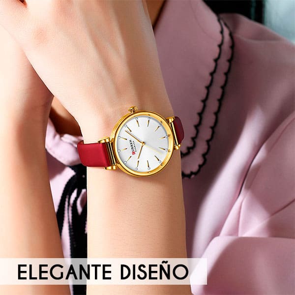 Reloj curren 9081 análogo - rojo - Imagen 5