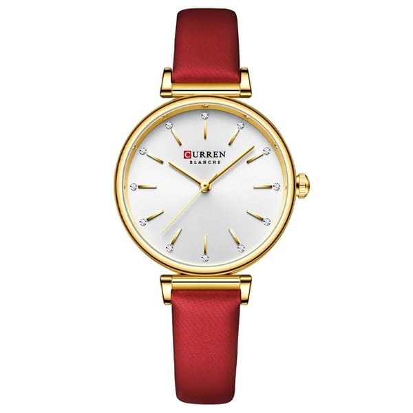 Reloj curren 9081 análogo - rojo