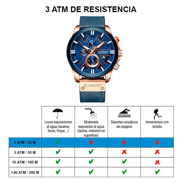 Reloj curren 8346 análogo - azul - Imagen 6