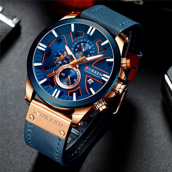 Reloj curren 8346 análogo - azul - Imagen 4