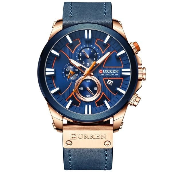 Reloj curren 8346 análogo - azul