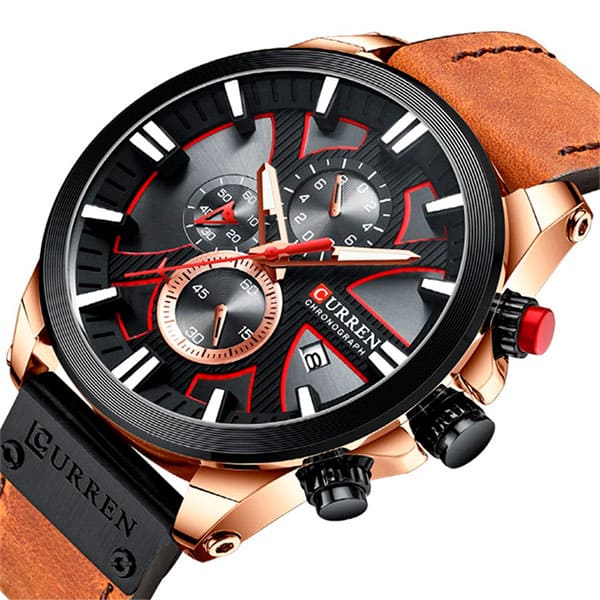 Reloj curren 8346 análogo - café - Imagen 2