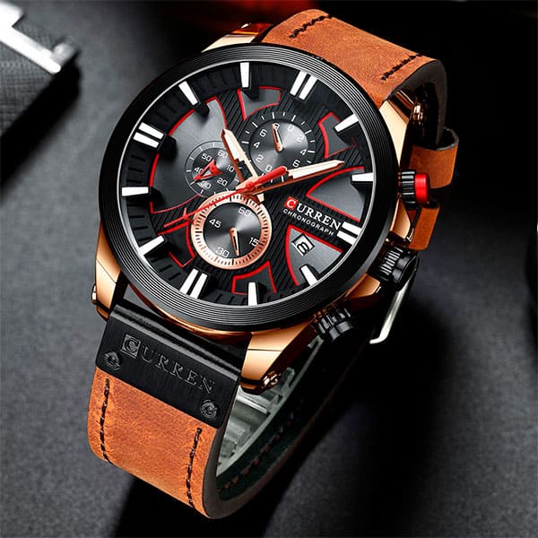 Reloj curren 8346 análogo - café - Imagen 4