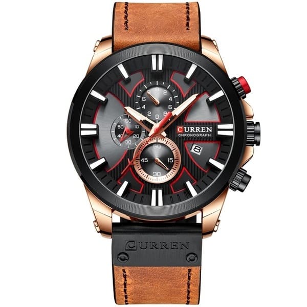 Reloj curren 8346 análogo - café