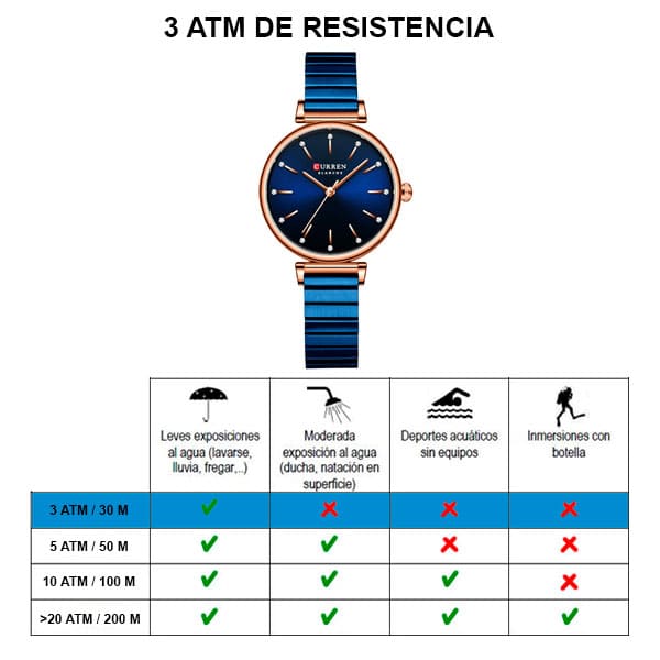 Reloj curren 9081 análogo – azul - Imagen 5