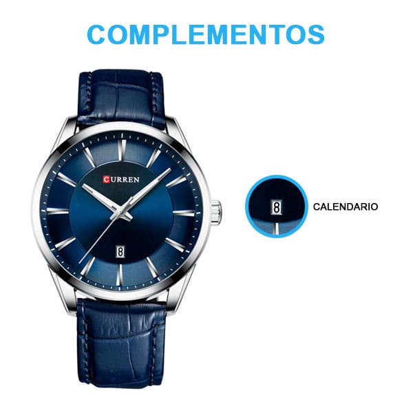 Reloj curren 8365 análogo – azul - Imagen 4