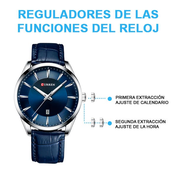 Reloj curren 8365 análogo – azul - Imagen 3