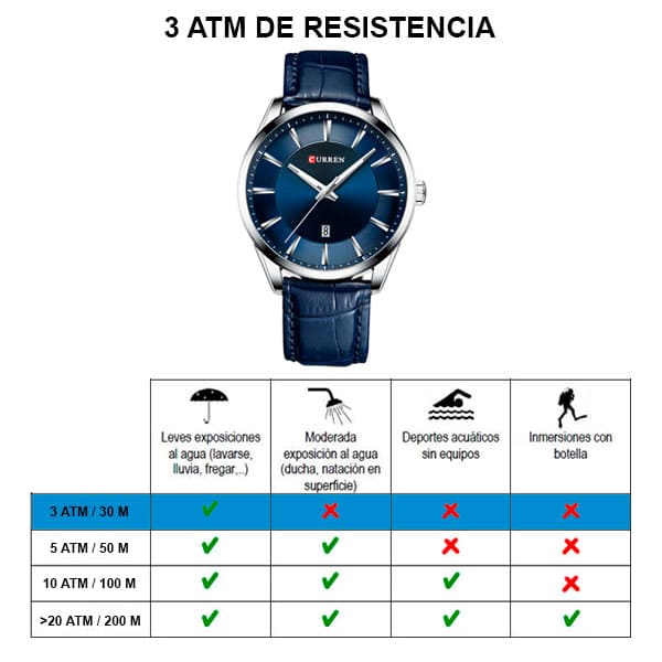 Reloj curren 8365 análogo – azul - Imagen 6