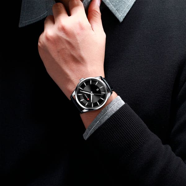 Reloj curren 8365 análogo – negro - Imagen 5