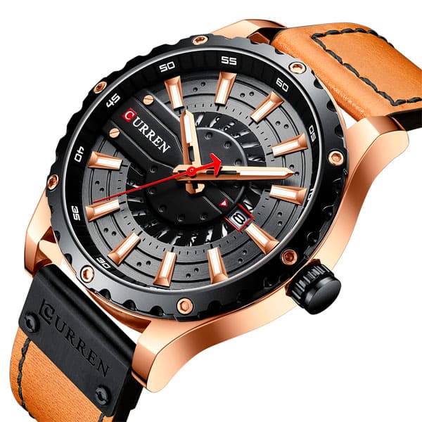 Reloj curren 8374 análogo – café - Imagen 2