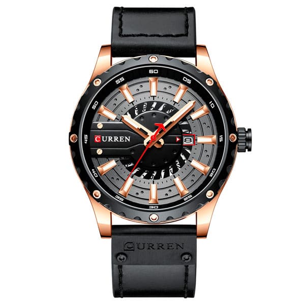 Reloj curren 8374 análogo – negro