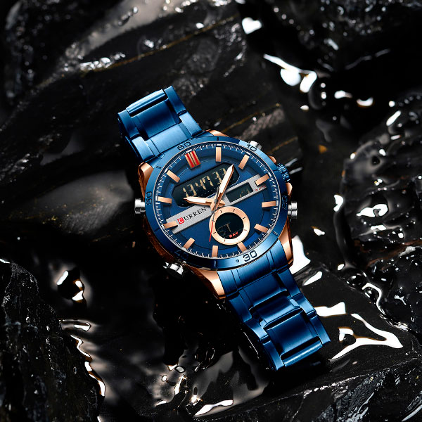 Reloj curren 8384 análogo – azul - Imagen 3