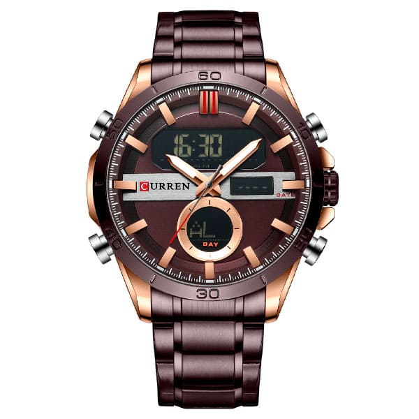 Reloj curren 8384 análogo – café