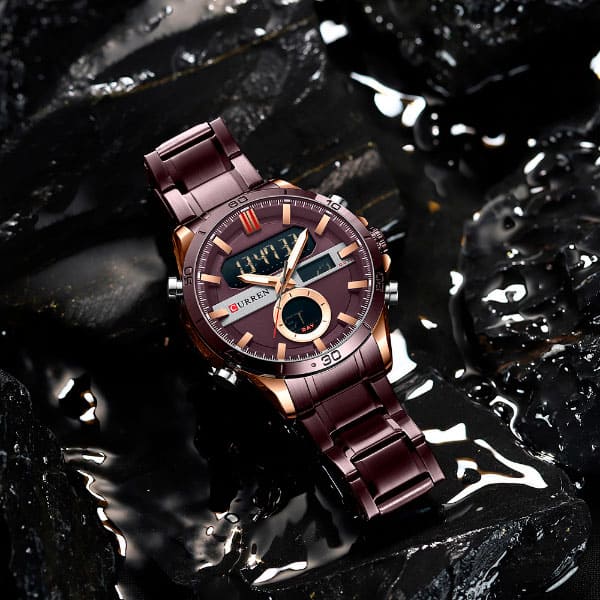 Reloj curren 8384 análogo – café - Imagen 3