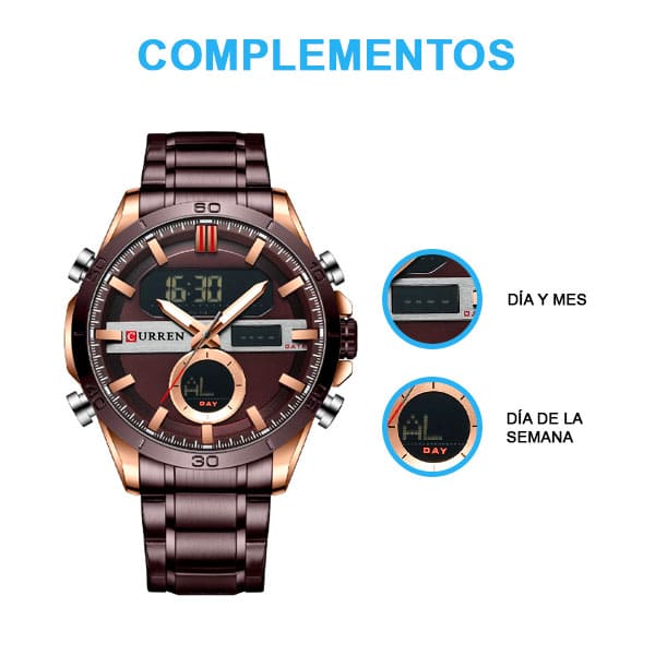 Reloj curren 8384 análogo – café - Imagen 5