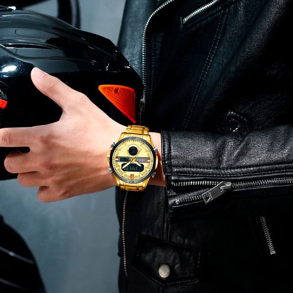 Reloj curren 8384 análogo – dorado - Imagen 7