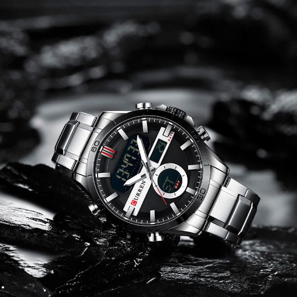 Reloj curren 8384 análogo – plateado - Imagen 3