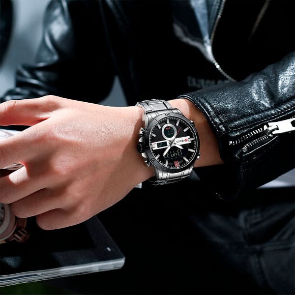 Reloj curren 8384 análogo – plateado - Imagen 7