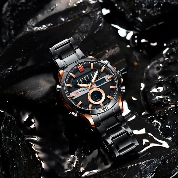 Reloj curren 8384 análogo – negro - Imagen 3