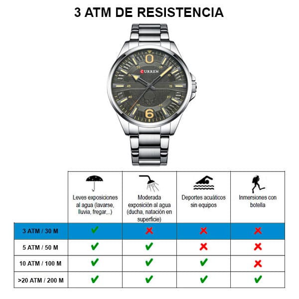 Reloj curren 8389 análogo – gris - Imagen 6