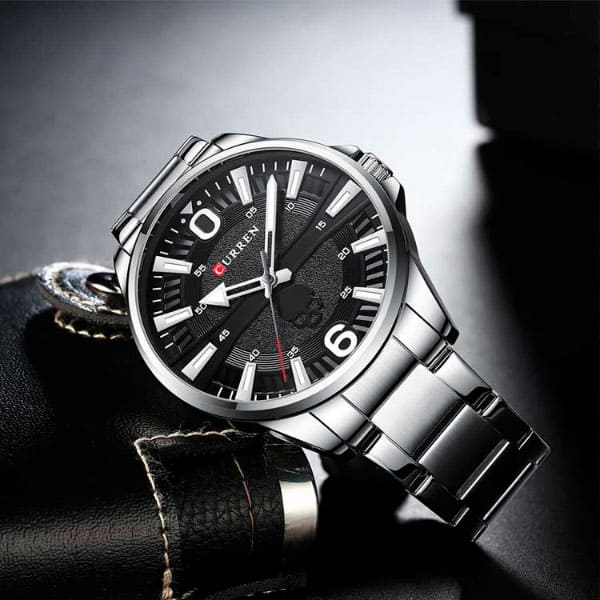 Reloj curren 8389 análogo – plateado - Imagen 4