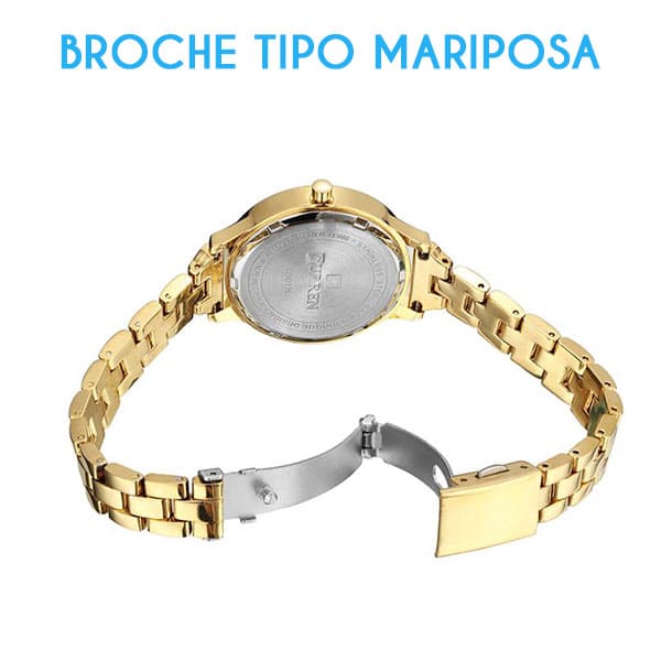 Reloj curren 9019 análogo – dorado - Imagen 4
