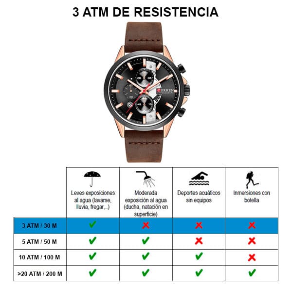 Reloj curren 8325 análogo – café - Imagen 6
