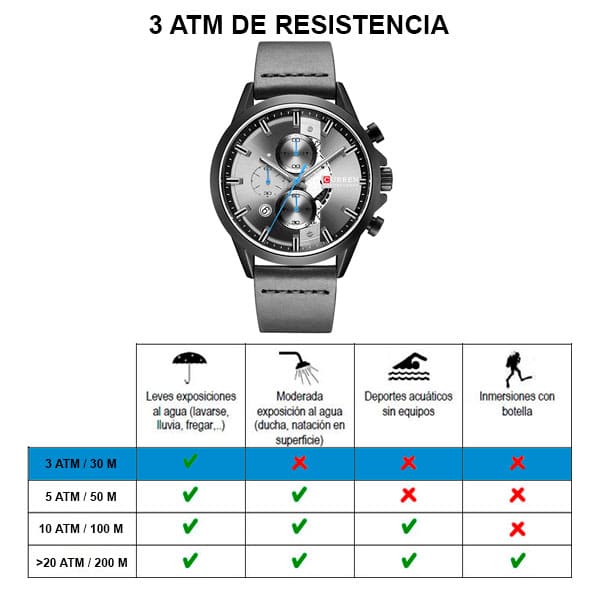 Reloj curren 8325 análogo – gris - Imagen 6